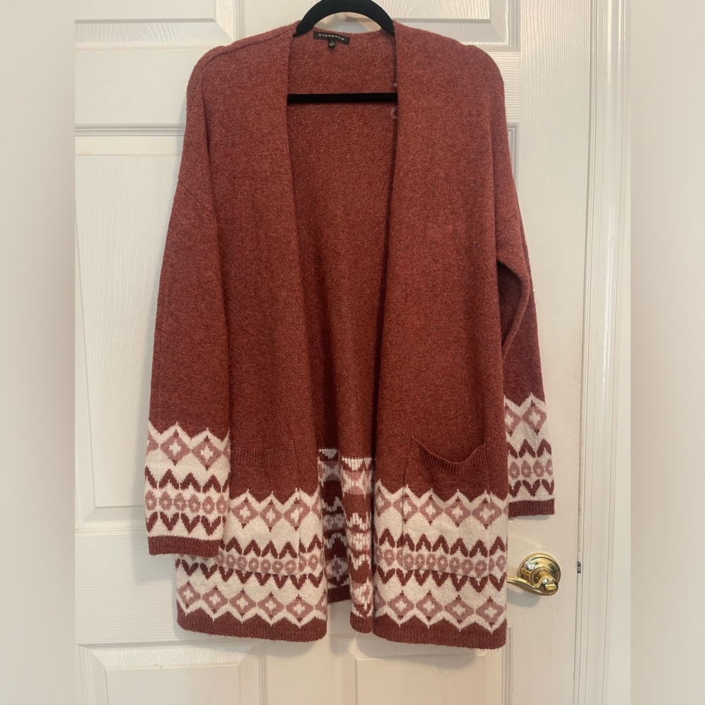 NanaMacs Staccato Open Cardigan size Large
